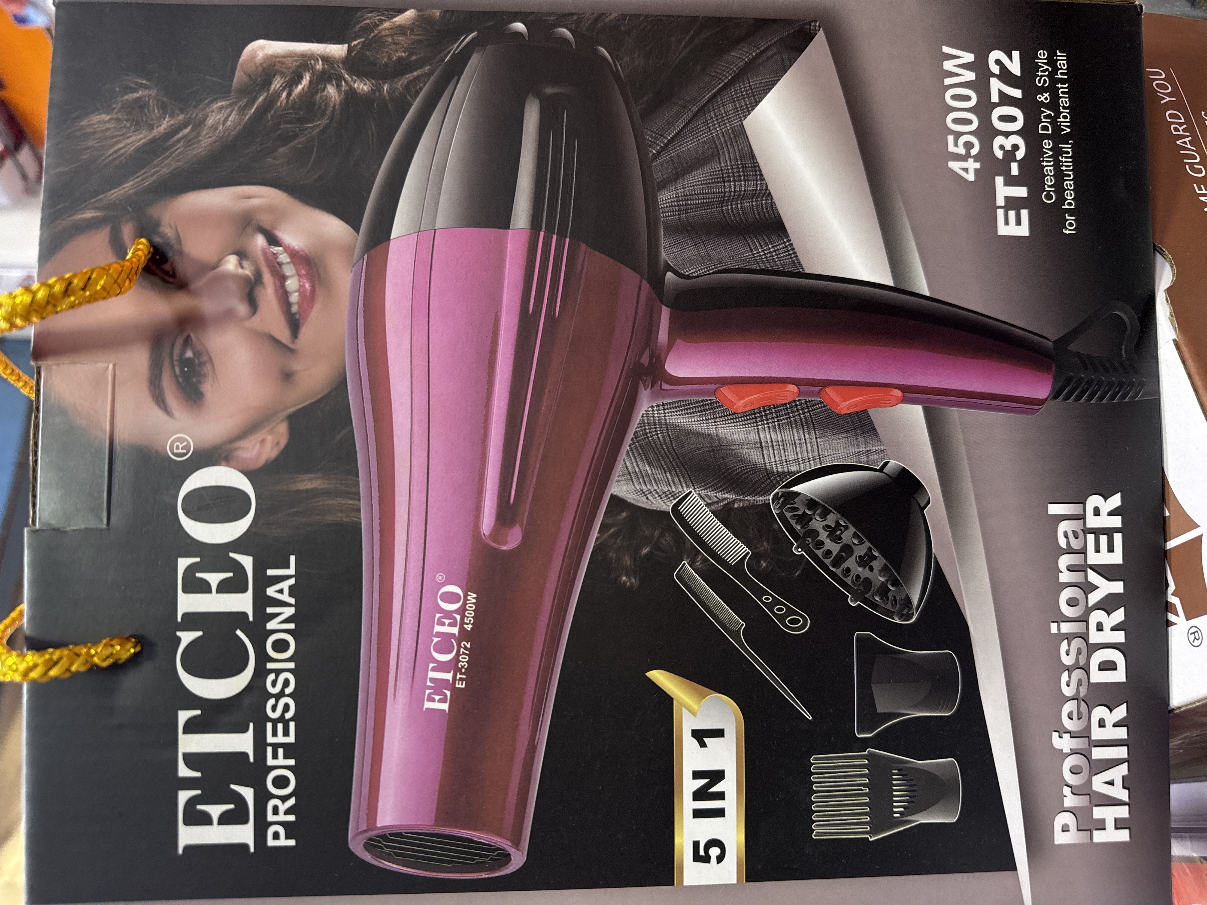 ETCEO HAIR DRYER  5 IN 1